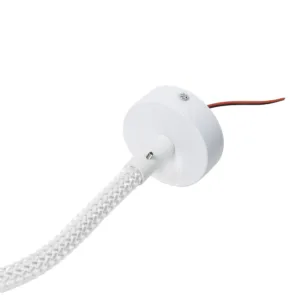 Заглушки (крепления) к светодиодной веревке, d16, тип 2 (1 компл = 2шт.), белый, AKS