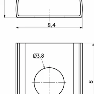 Держатель для профиля NAVI, AKS