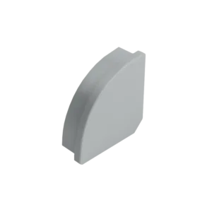 Заглушка для профиля AQ FORM углового 16х16 серая