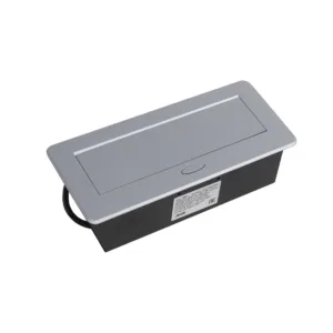 Выдвижной удлинитель Nova USB, 2 розетки, USB A + USB C, алюминий, AKS