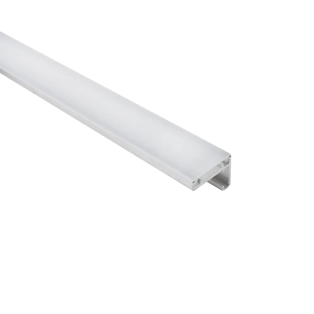 Профиль алюминиевый для подсветки зеркала, с экраном, 3,05м, GLS