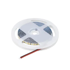 Лента светодиодная - 14,4W/m, 12V, 8мм, 2835, 180 д/м, IP20, нейтральный белый (4000K), CRI>80, 1600 Lm, 5м, AKS