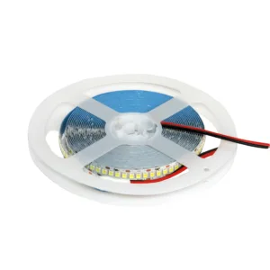 Лента светодиодная - 19,2W/m, 12V, 10мм, 2835, 240 д/м, IP20, теплый белый (3000K), CRI>70, 1700 Lm, 20м, AKS