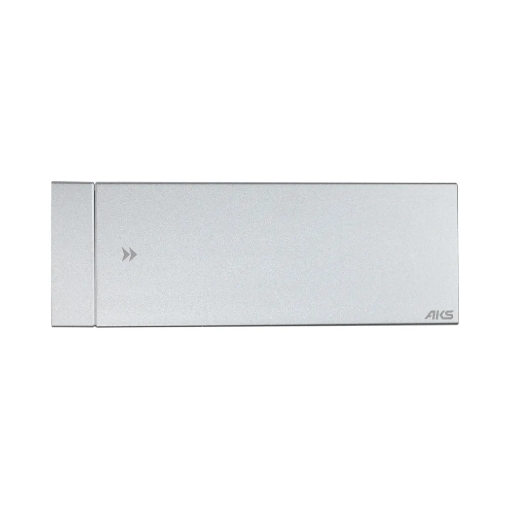 Выдвижной удлинитель Hollander, 2 розетки, 2xUSB A, HDMI, LAN, шлиф. сталь AKS