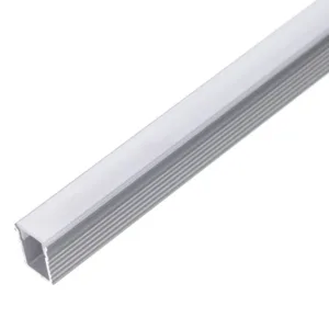 Профиль алюминиевый накладной 0908 с экраном, узкий, цвет алюминий, 2м, GS