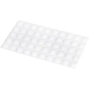 Отбойник силиконовый 10*3 мм (лист=50 шт.) белый