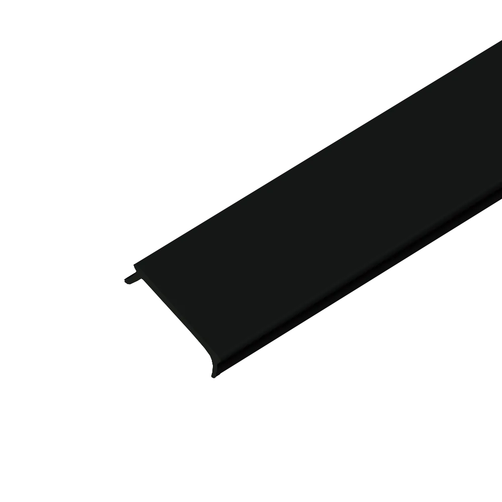 Рассеиватель для профиля AQ FORM (15/21х7, 15х7) 3 м черный