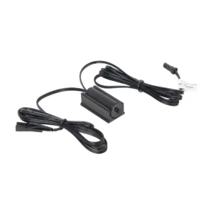 Выключатель бесконтактный на преграду, накладной/врезной, 12/24V, 60W/100W, D14мм, черный, AKS