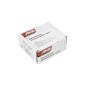 Выключатель беспроводной, с реле, 1 клавиша, белый, AKS