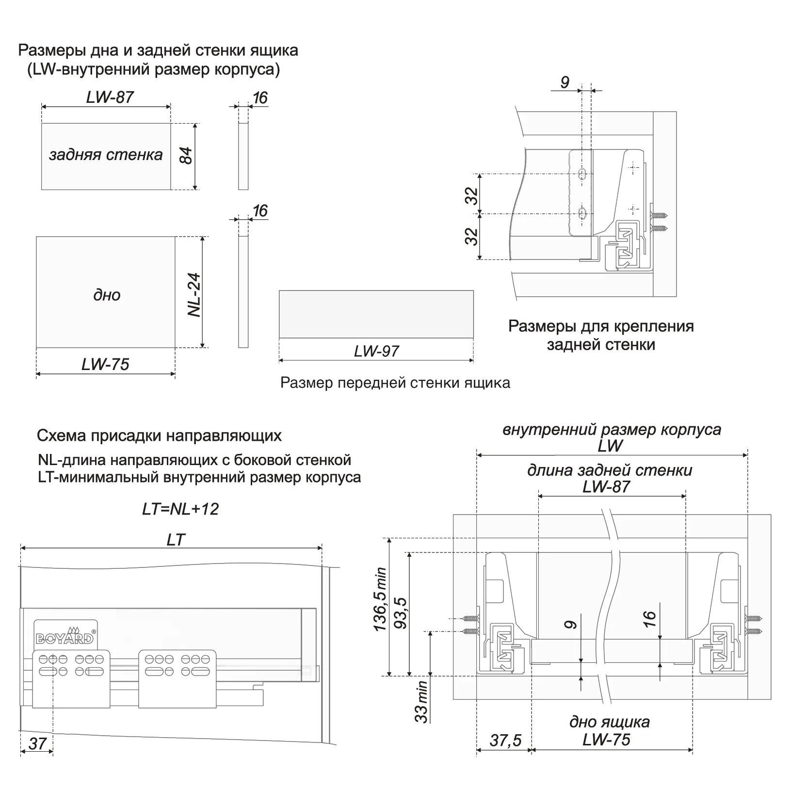 Передняя стенка ящика SWIMBOX SBW01/W/1100