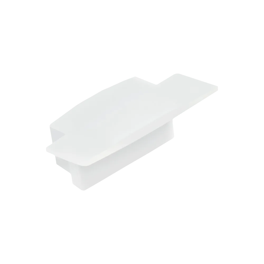 Заглушка для профиля AQ FORM врезного 15/21х7 белая