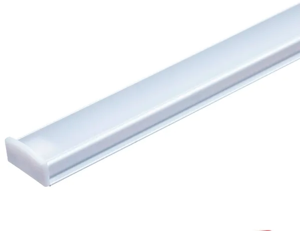 Профиль алюминиевый накладной 1707 с экраном, цвет алюминий, 3м, GS