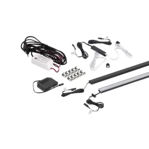 Подсветка светодиодная Night, 20W (подсветка для кровати), нейтральный белый (4000K), 2000мм, черный, AKS