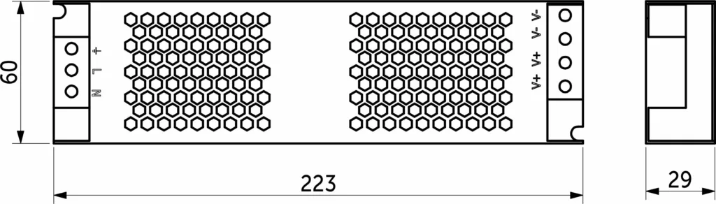 Блок питания Indoor 200W/24V, серия 5, AKS
