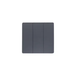 Выключатель кинетический, с реле, 3 клавиши, графит, с Wi-Fi, AKS