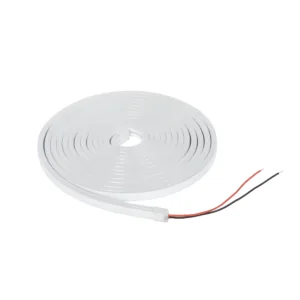 Гибкий неон - 9,6W/m, 24V, 8*16мм, 120 д/м, IP65, нейтральный белый (4000K) - 5м, AKS