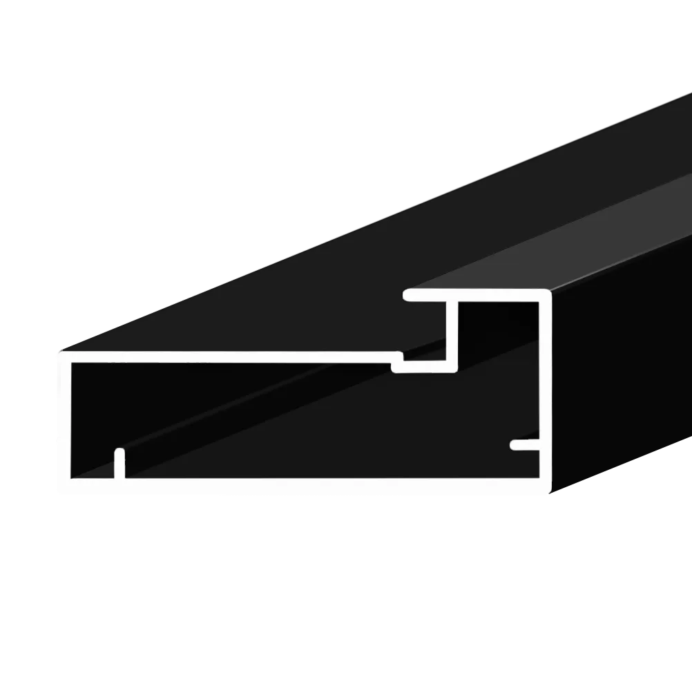 Профиль для фасадов AQ FRAME Z-4 5500 мм черный матовый