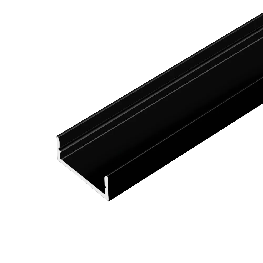 Профиль накладной AQ FORM для LED лент 15х7 3 м черный