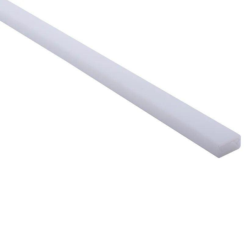 Профиль пластиковый накладной TREND 5x10, молочный, 2м, HLT