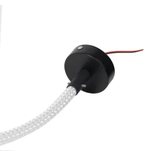 Заглушки (крепления) к светодиодной веревке, d16, тип 2 (1 компл = 2шт.), черный, AKS