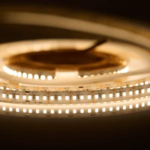 Лента светодиодная AQ LED-LINE 2835 180 LED/м 12V 14,4W/м 10 мм IP20 теплый белый 5 м (15.0026)