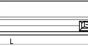 Светильник светодиодный LED Line 2- 870, 220В, 12Вт, 872х22х36мм, 1150Лм,4000K, 1,2м каб., GLS