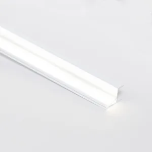 Профиль алюминиевый накладной/торцевой CAPELLA-3016W, с экраном, цвет белый, 2м (для 16 ДСП), AKS