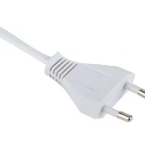 Шнур соединительный, с вилкой для трансформаторов мощностью до 150Вт/250Вт, 1,8м 2х0,75 белый, ЭРА