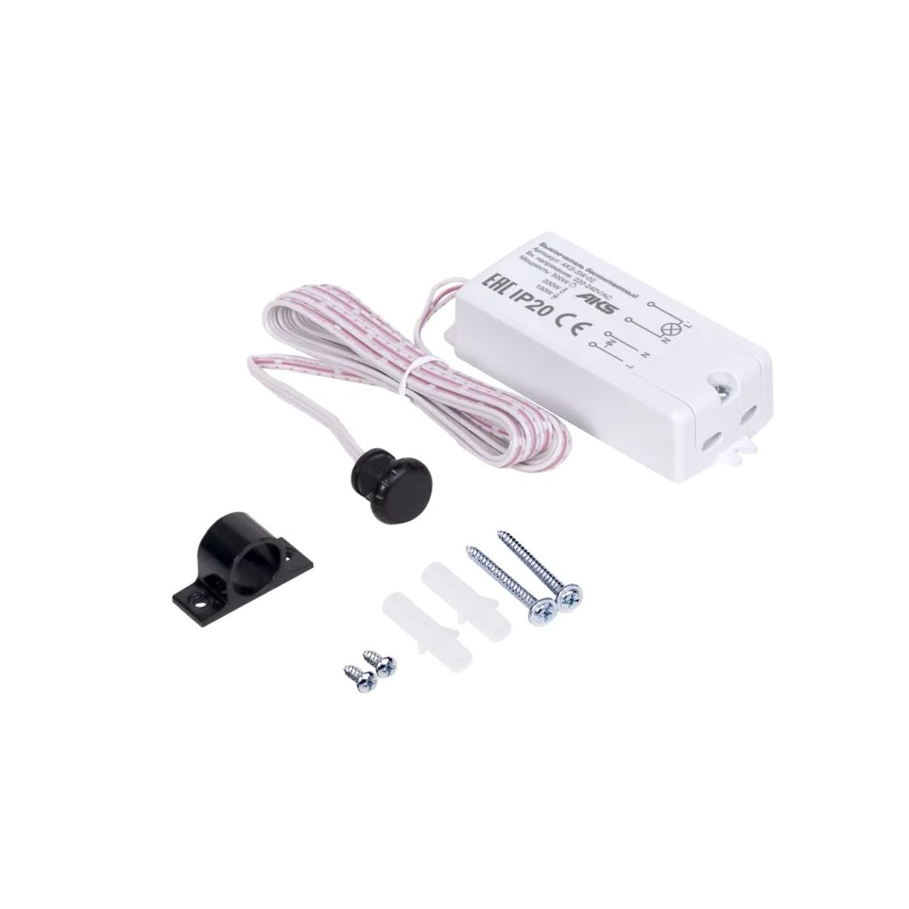 Выключатель бесконтактный на преграду, врезной/накладной, 230V, 500W, AKS