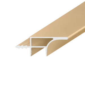 Ручка-профиль с подсветкой AQ Gola-X для верхней базы ДСП 16мм 5000 мм золото матовое