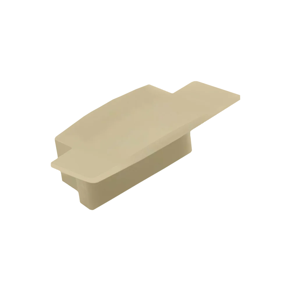 Заглушка для профиля AQ FORM врезного 15/21х7 золотая