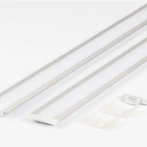 Профиль алюминиевый врезной 2207 с экраном, цвет алюминий, 3м, GS