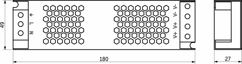Блок питания Indoor 100W/24V, серия 5, AKS