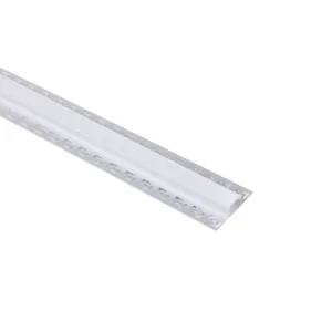 Профиль алюминиевый накладной в гипсокартон RIGEL-2013D, с экраном, цвет алюминий, 2м, AKS (в комплекте 4 заглушки)