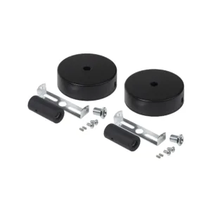 Заглушки (крепления) к светодиодной веревке, d16, тип 2 (1 компл = 2шт.), черный, AKS