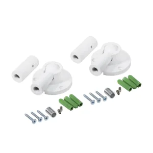 Заглушки (крепления) к светодиодной веревке, d16, тип 3 (1 компл = 2шт.), белый, AKS