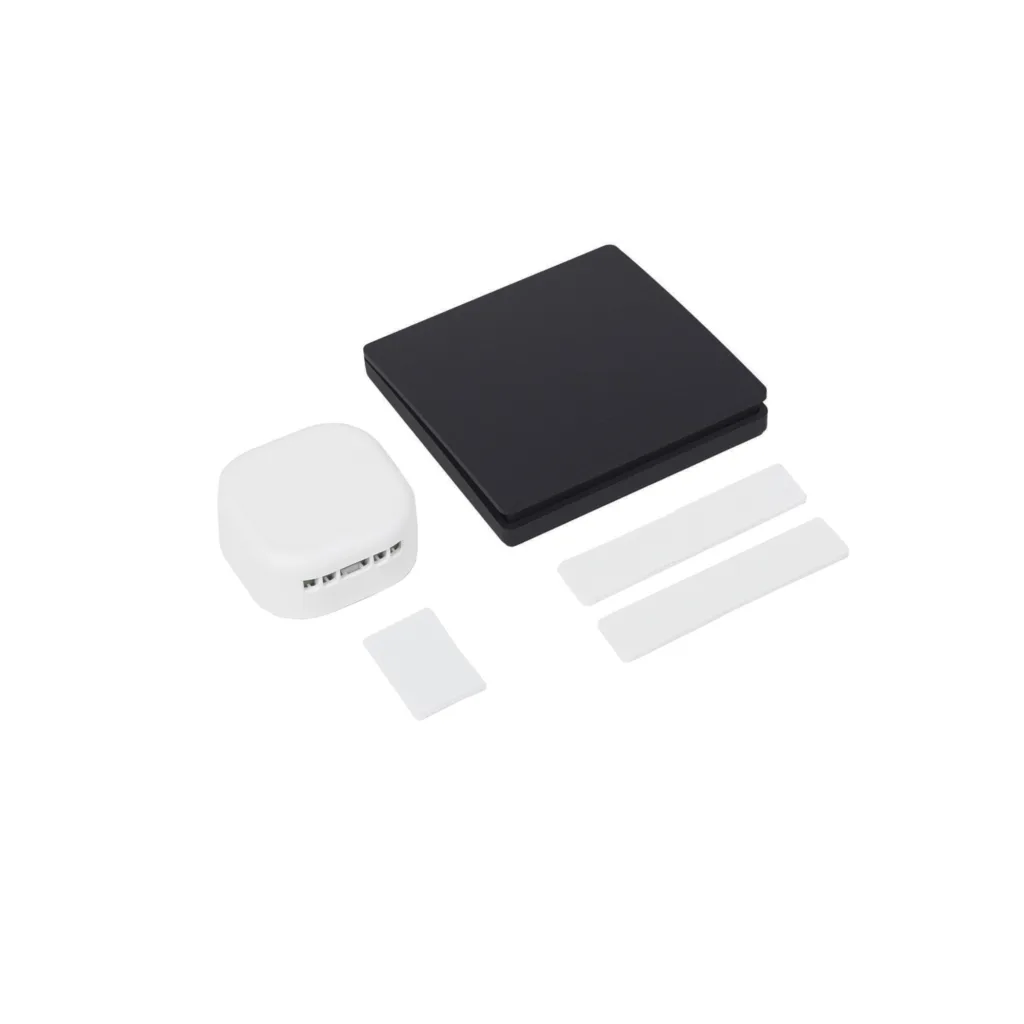 Выключатель кинетический, с реле, 1 клавиша, черный, с Wi-Fi, AKS