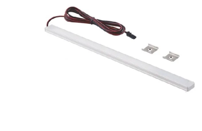 Светильник светодиодный Pupil, накладной, 4,0W, 12VDC, L-270mm, холодный белый 6000K, 2м, алюминий, HLT