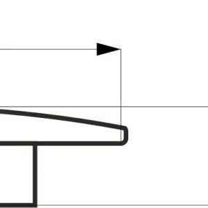 Заглушка к алюминиевому профилю LIRA-1707, цвет белый, AKS