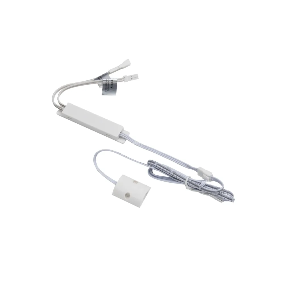 Выключатель бесконтактный на преграду, накладной, плоский, 12/24V, 60W/100W, белый, AKS