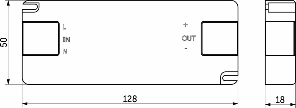 Блок питания UltraSlim 30W/12V, тонкий, AKS