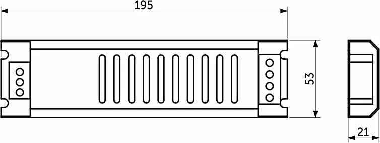 Блок питания Indoor 100W/12V, TE
