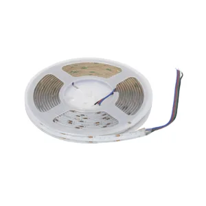 Лента светодиодная COB RGB - 12W/m, 12V, 10мм, 576 д/м, IP20 - 5м, AKS