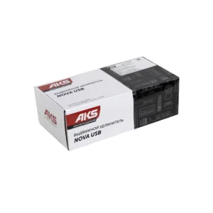 Выдвижной удлинитель Nova USB, 2 розетки, USB A + USB C, алюминий, AKS