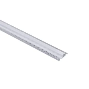 Профиль алюминиевый накладной в гипсокартон RIGEL-1513D, с экраном, цвет алюминий, 2м, AKS (в комплекте 4 заглушки)