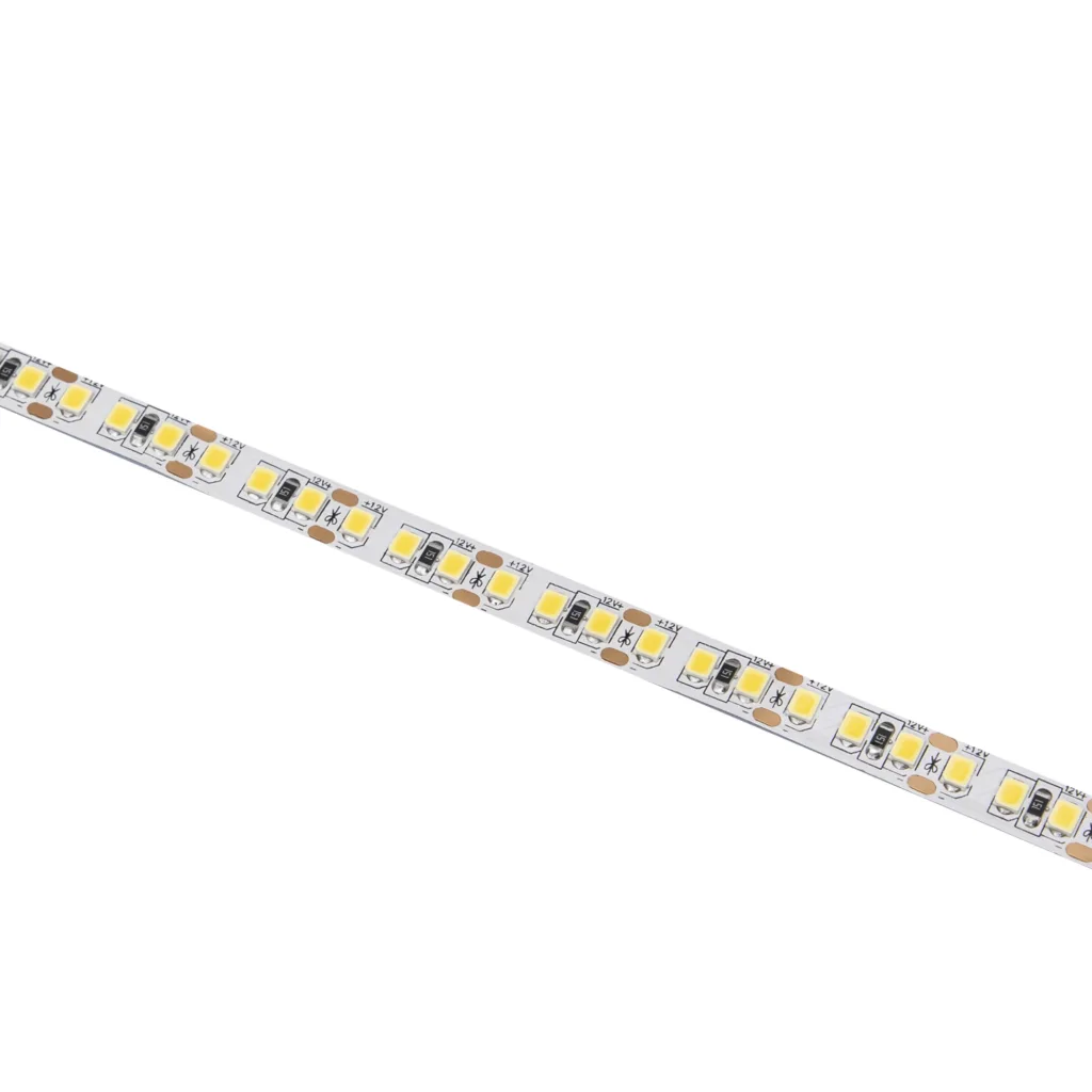 Лента светодиодная - 14,4W/m, 12V, 8мм, 2835, 180 д/м, IP20, нейтральный белый (4000K), CRI>80, 1600 Lm, 5м, AKS