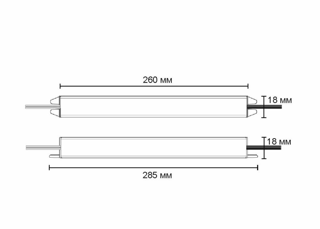 Блок питания Indoor 36W/12V, серия 2, тонкий, AKS