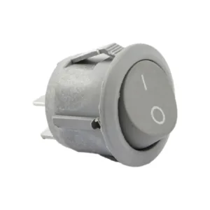 Выключатель механический, врезной, серый, AKS