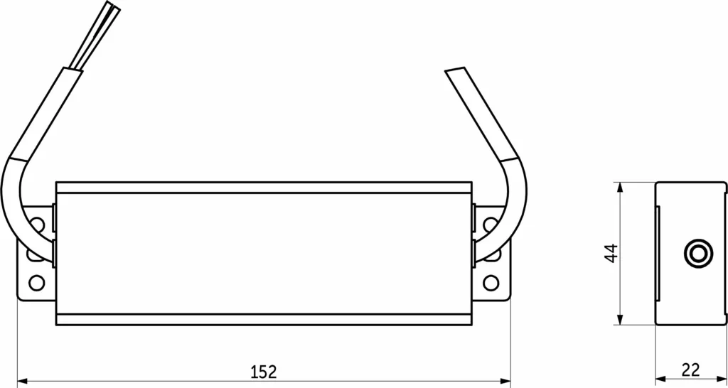 Блок питания Aqua 60W/12V, IP67, водонепроницаемый, AKS