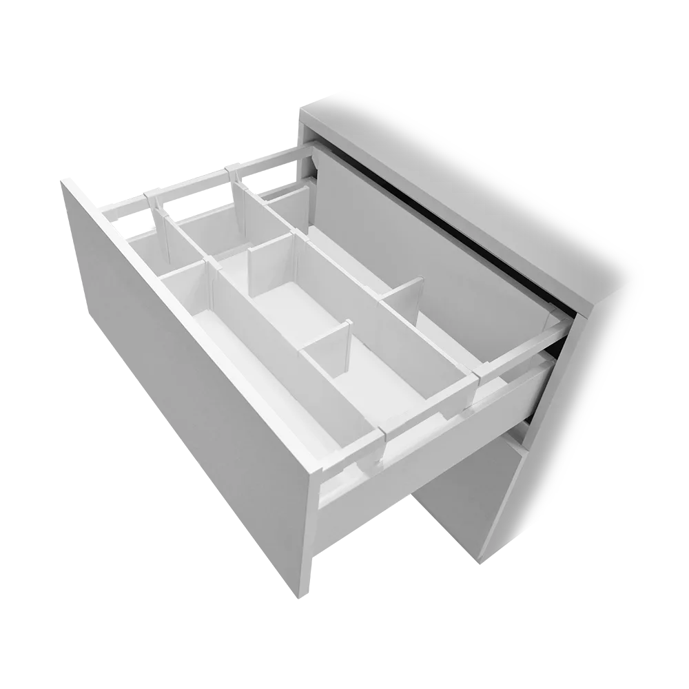 Планка поперечная AQ Linebox L=1200мм белый